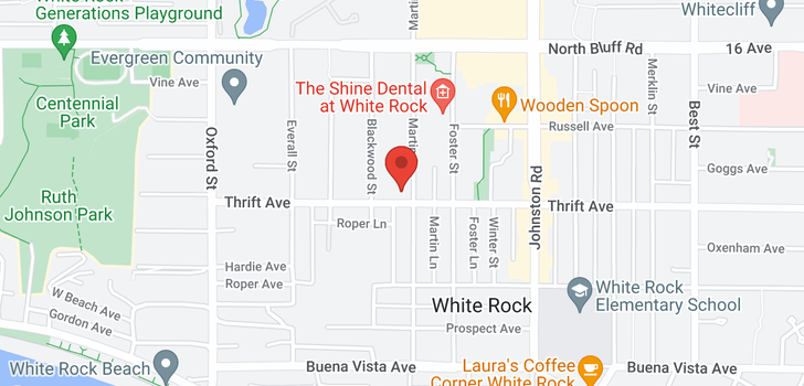 map of 203 15035 THRIFT AVENUE